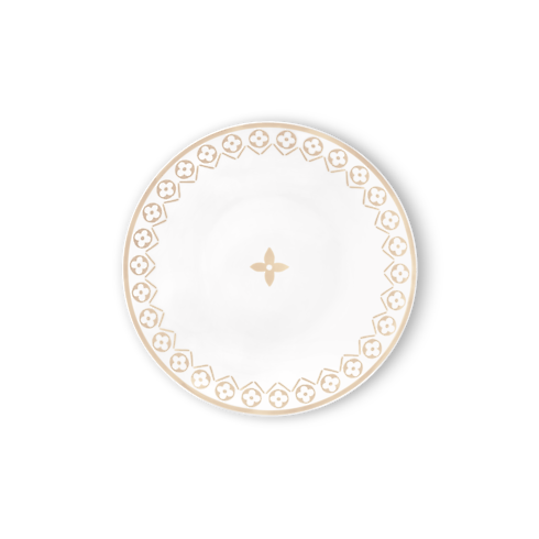 Home and Art of Dining Art of Dining Set Of 2 Dessert Plates Monogram Flower Tile | Louis Vuitton ® (Product zoom)