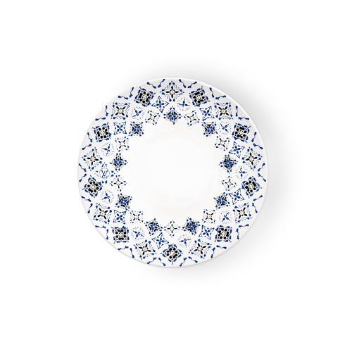 Home and Art of Dining Art of Dining Set Of 2 Dessert Plates LV By The Pool | Louis Vuitton ® (Product zoom)