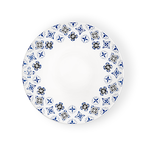Home and Art of Dining Art of Dining Set Of 2 Dinner Plates LV By The Pool | Louis Vuitton ® (Product zoom)