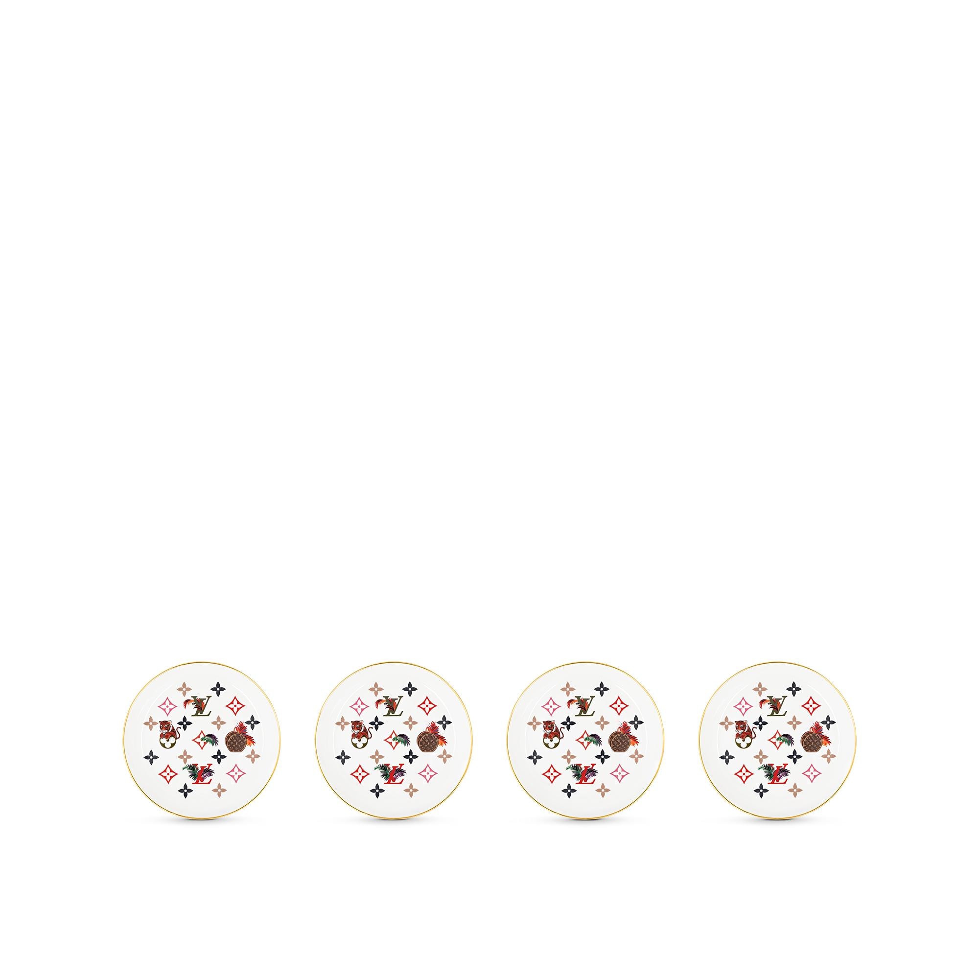 S00 Discontinued Product Obs 3 Set of 4 Plates | Louis Vuitton ® (Product zoom)