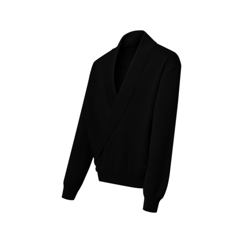 Ready-to-Wear All Ready-to-Wear Shawl Collar Knit Jacket | Louis Vuitton ® (Product zoom)