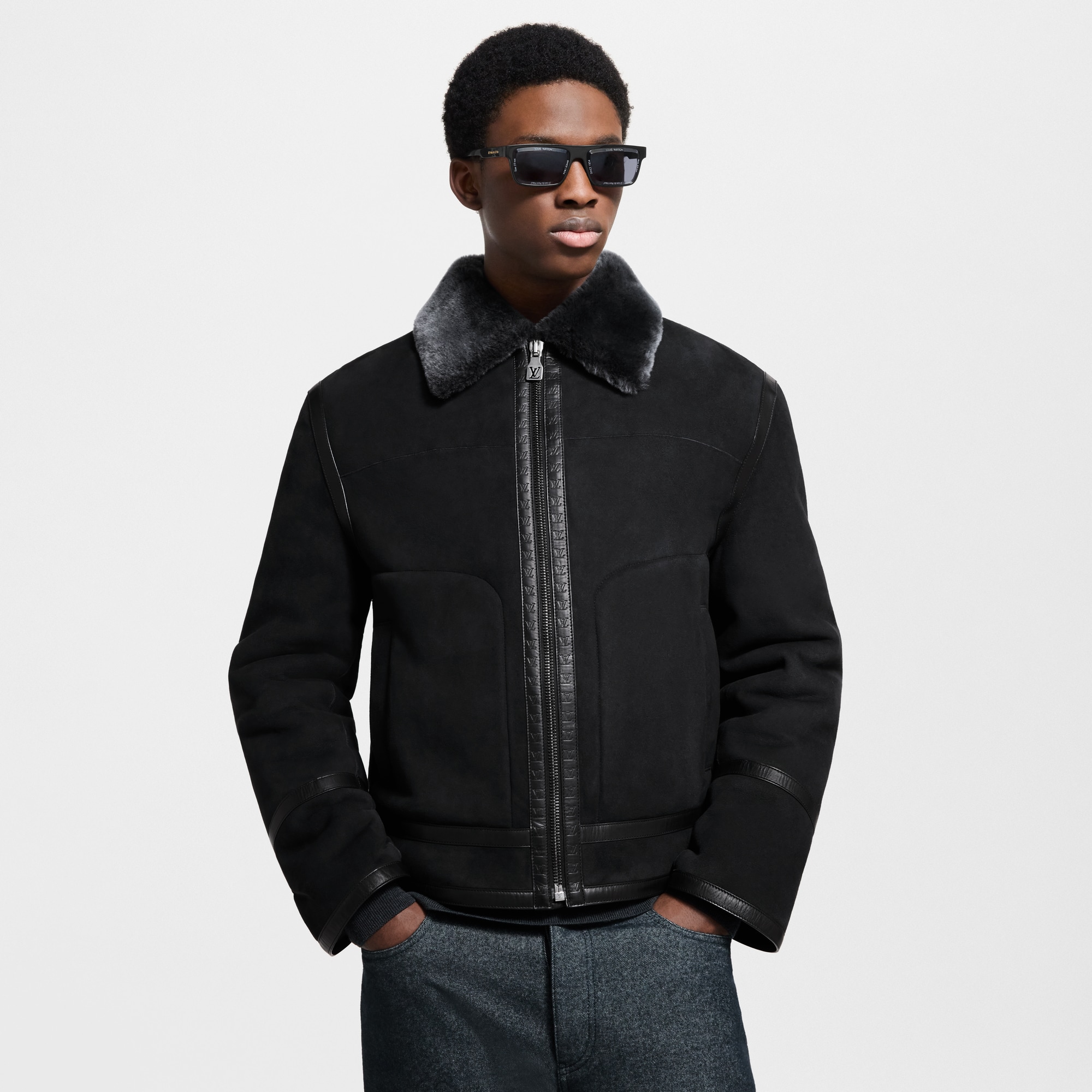  Ready-to-Wear Coats and Outerwear Shearling Blouson | Louis Vuitton ® (Product zoom)