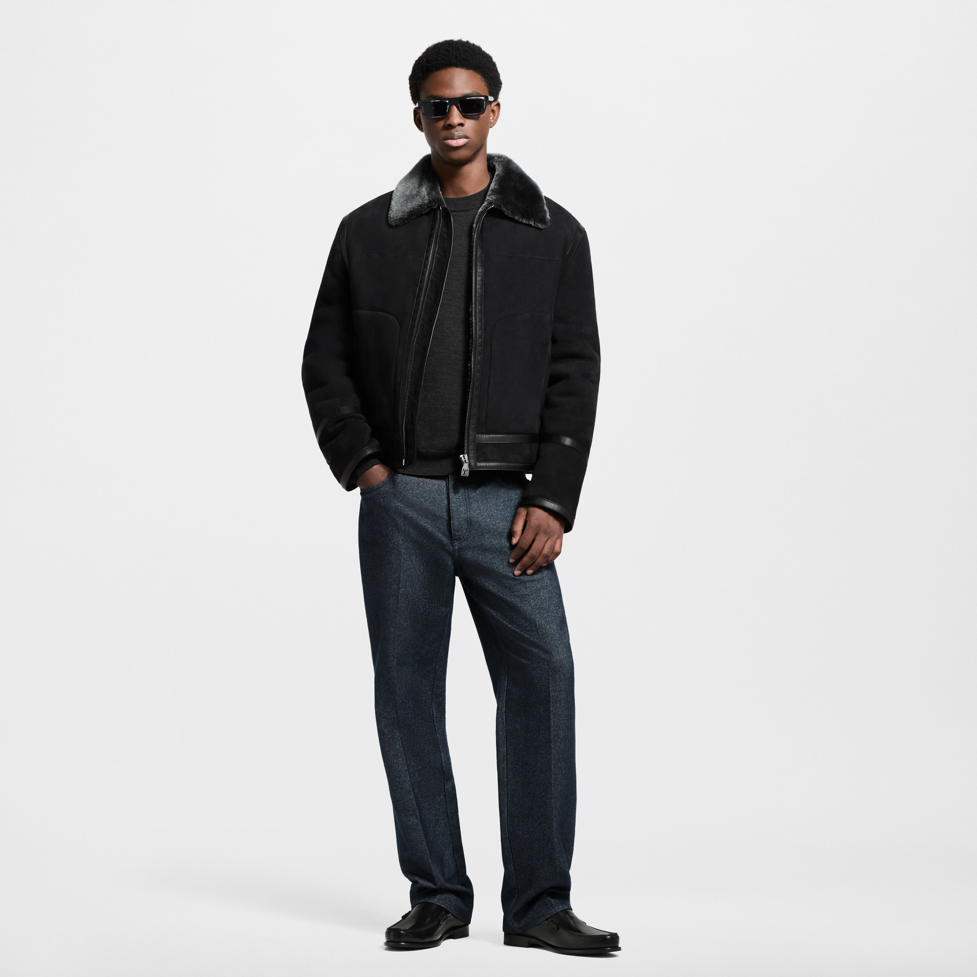 Ready-to-Wear Coats and Outerwear Shearling Blouson | Louis Vuitton ® (Product zoom)