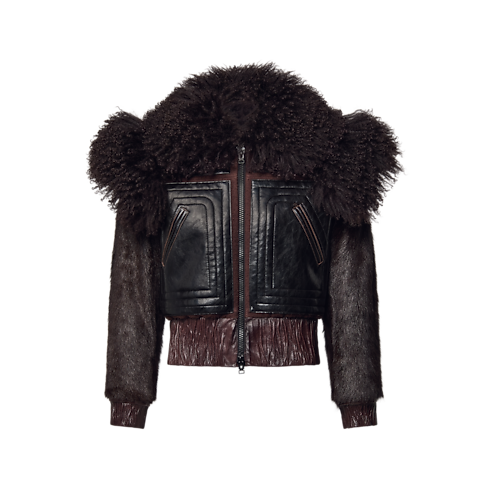 Ready-to-Wear Coats and Jackets Shearling Insert Leather Jacket
| Louis Vuitton ® (Product zoom)
