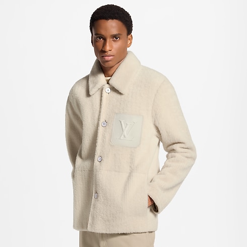 Ready-to-Wear All Ready-to-Wear Shearling Workwear Overshirt | Louis Vuitton ® (Product zoom)