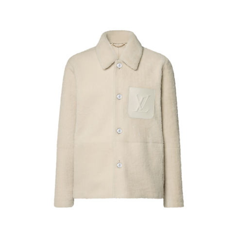 Ready-to-Wear All Ready-to-Wear Shearling Workwear Overshirt | Louis Vuitton ® (Product zoom)