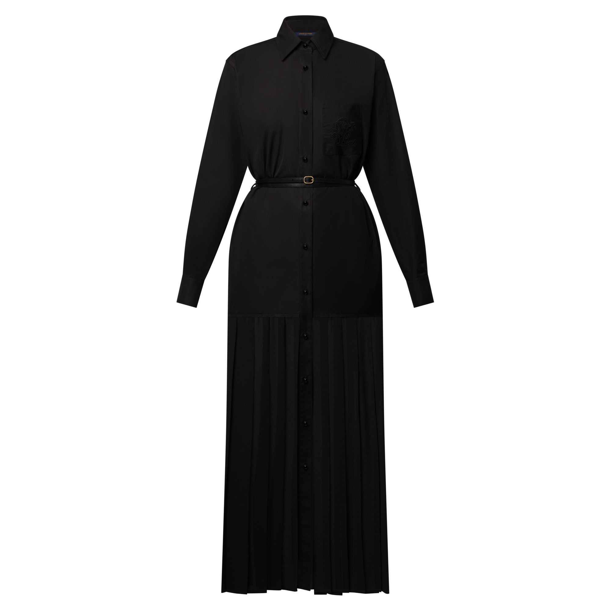  Ready-to-Wear Dresses Sheer Insert Shirt Dress  | Louis Vuitton ® (Product zoom)