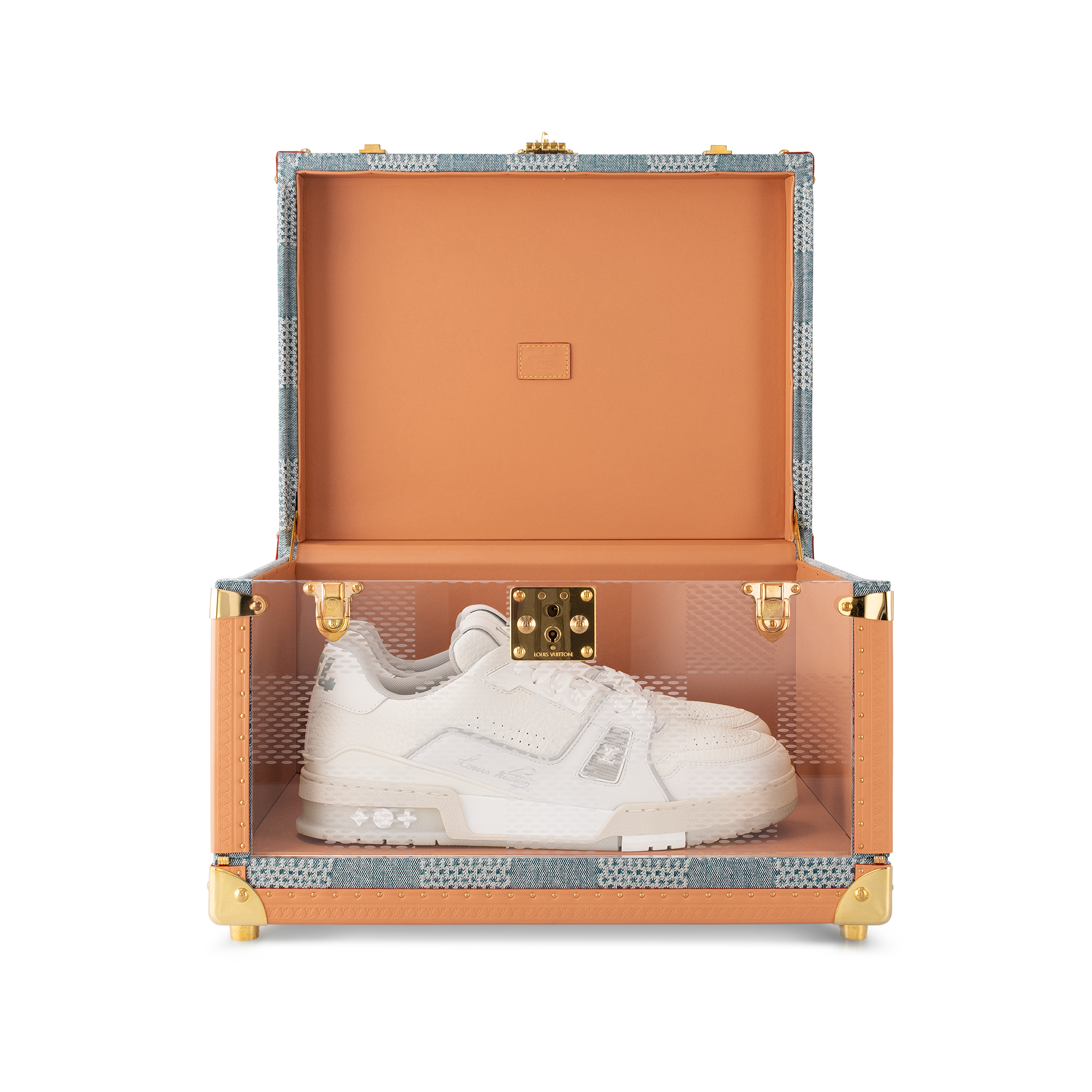 Damier Other Trunks and Boxes Boxes Shoe Box Denim | Louis Vuitton ® (Product zoom)