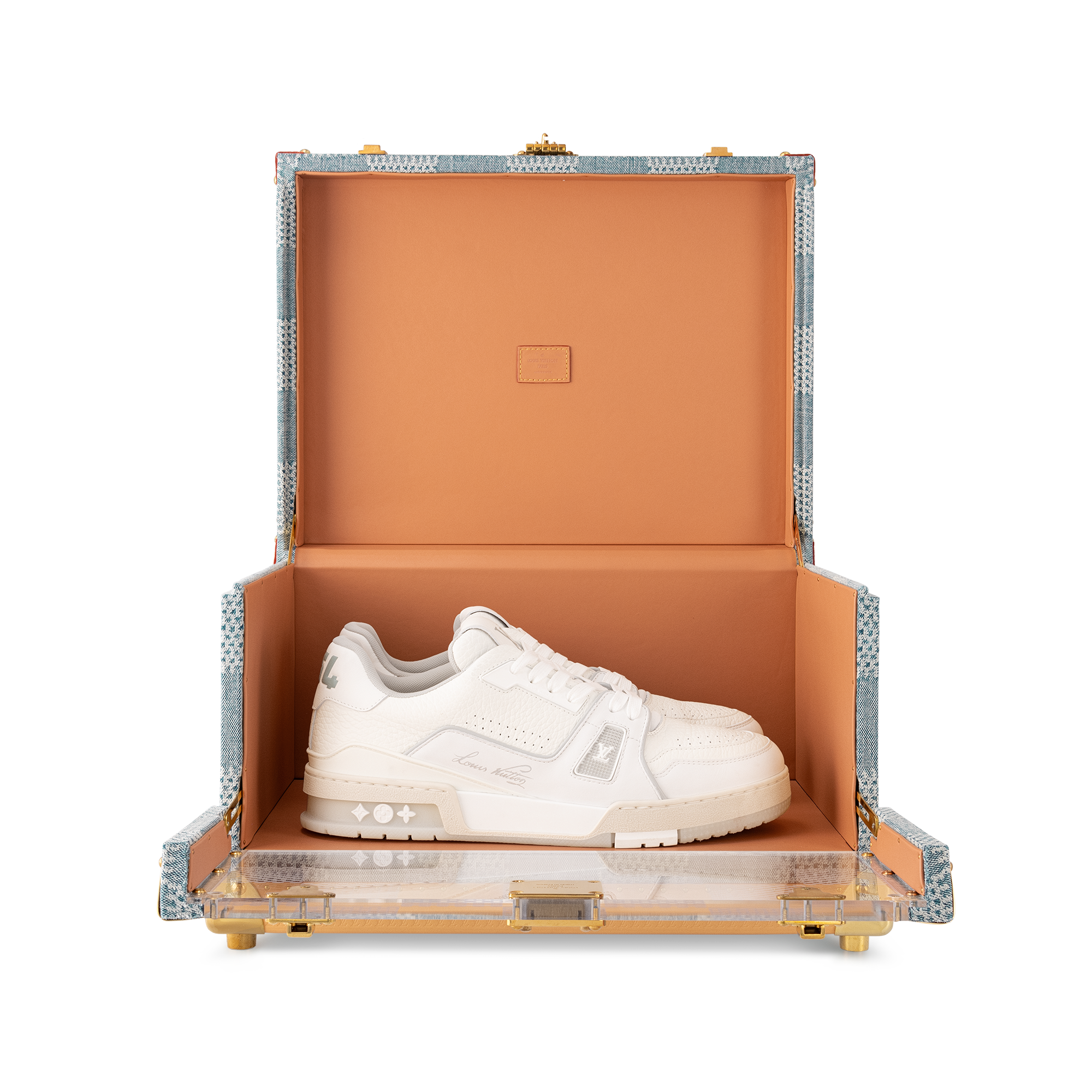 Damier Other Trunks and Boxes Boxes Shoe Box Denim | Louis Vuitton ® (Product zoom)