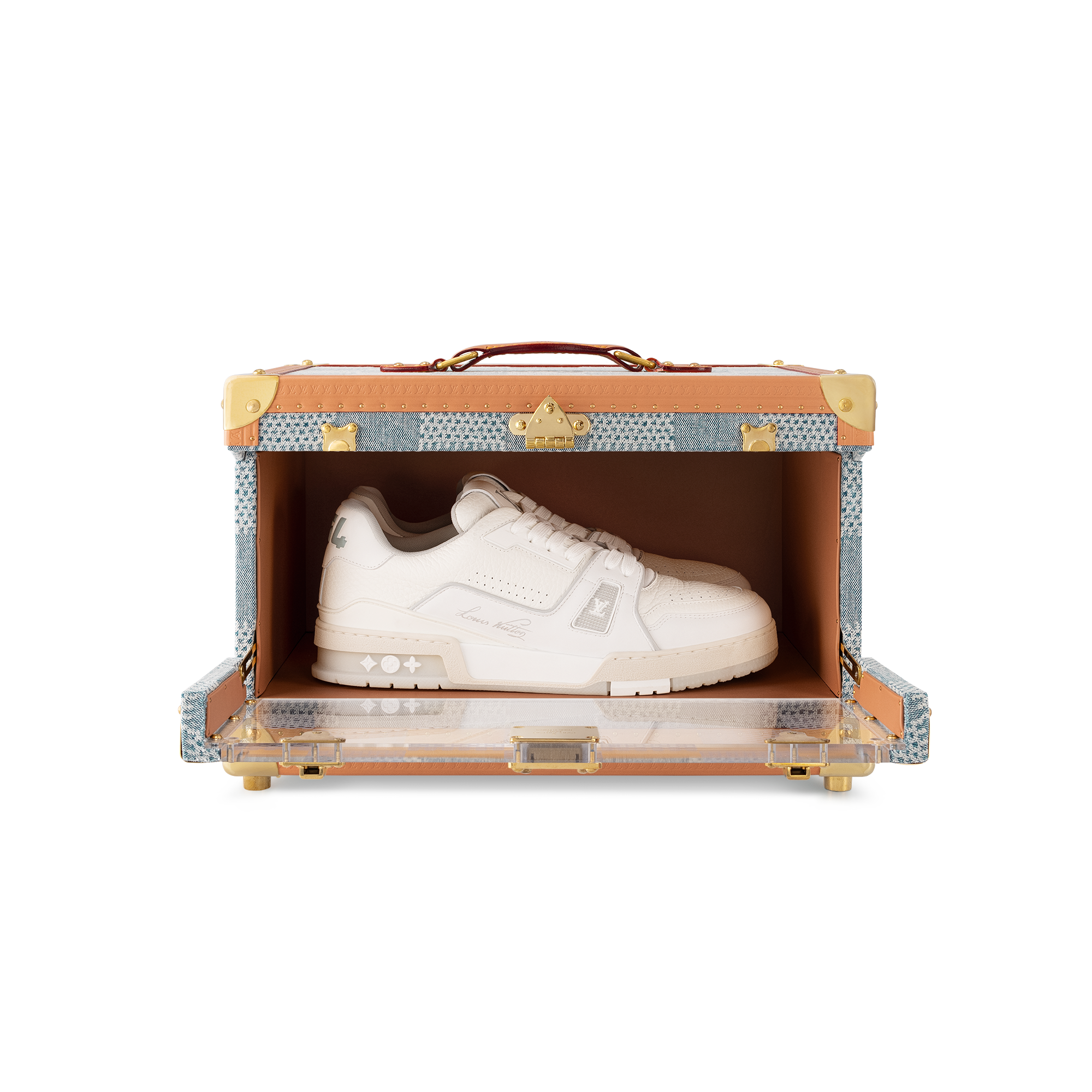 Damier Other Trunks and Boxes Boxes Shoe Box Denim | Louis Vuitton ® (Product zoom)