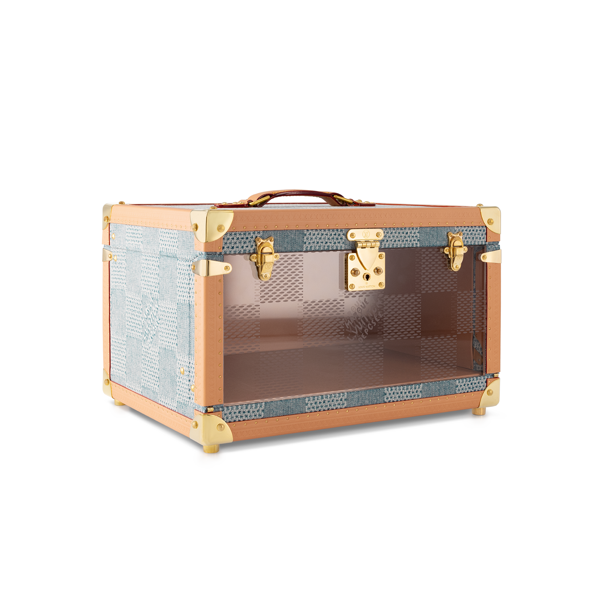 Damier Other Trunks and Boxes Boxes Shoe Box Denim | Louis Vuitton ® (Product zoom)