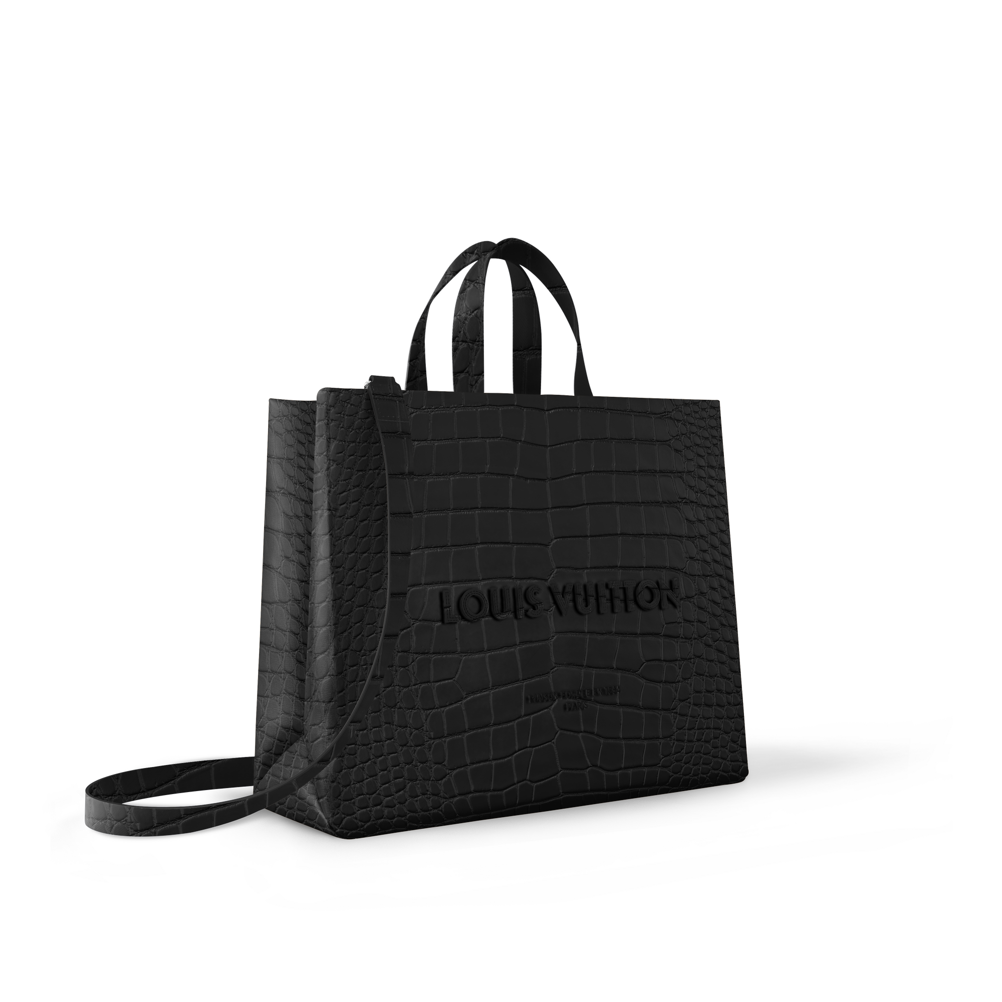 Crocodilien Mat Exotics Men City Bags Shopper Tote MM | Louis Vuitton ® (Product zoom)