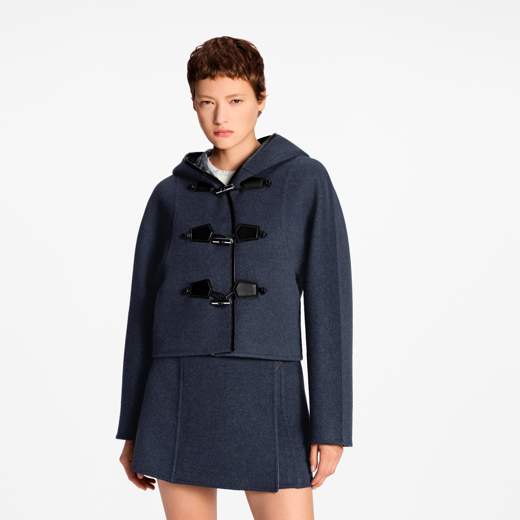  Ready-to-Wear Coats and Jackets Short Hooded Duffle Coat | Louis Vuitton ® (Product zoom)