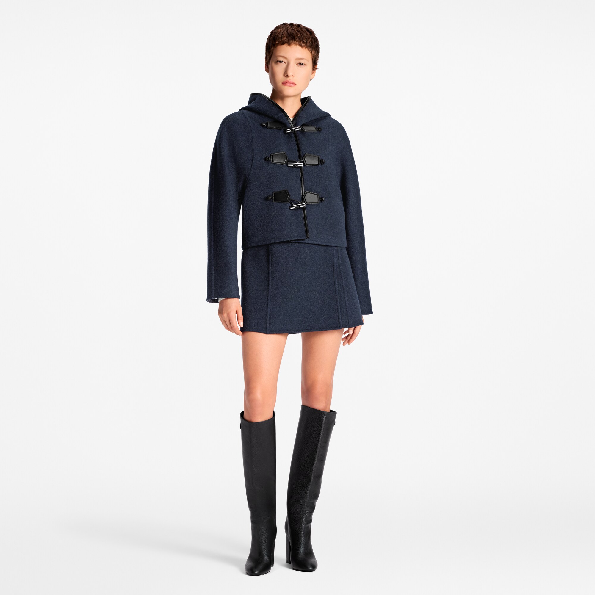  Ready-to-Wear Coats and Jackets Short Hooded Duffle Coat | Louis Vuitton ® (Product zoom)