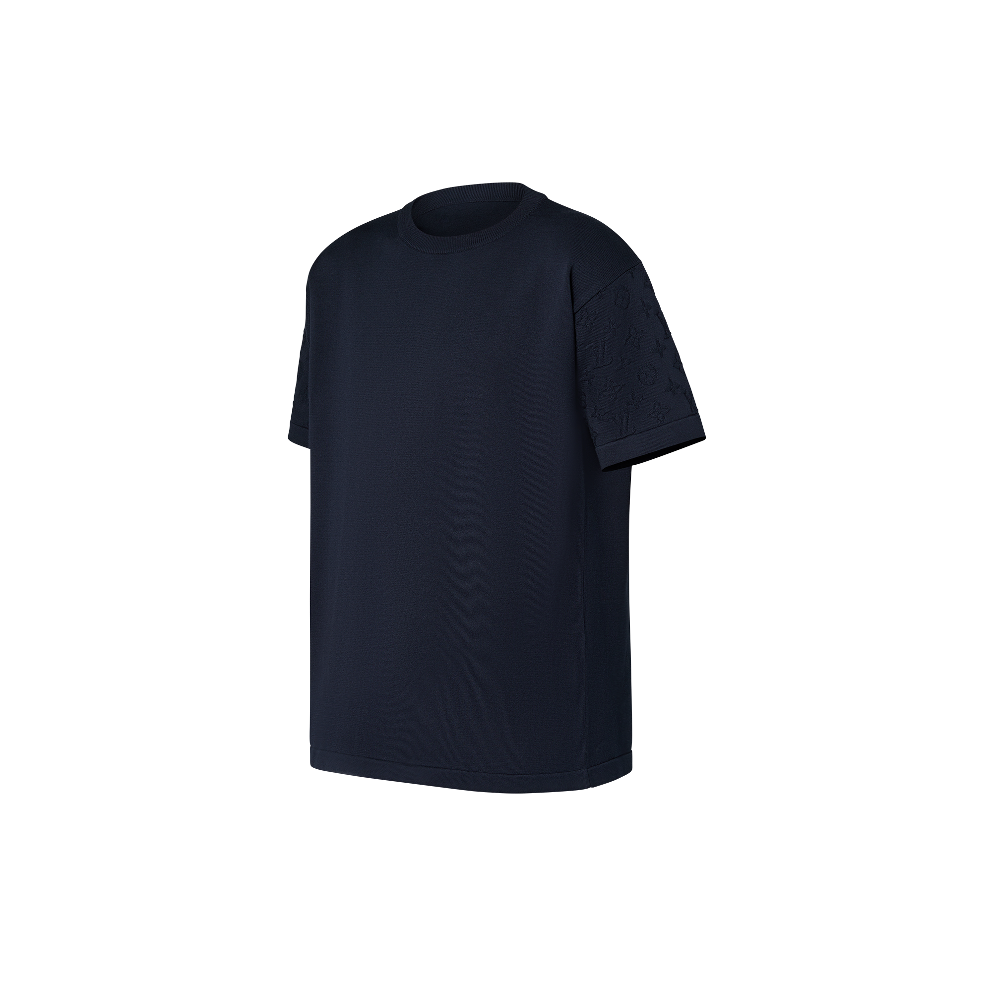  Ready-to-Wear All Ready-to-Wear Short-Sleeved Cotton Crewneck | Louis Vuitton ® (Product zoom)