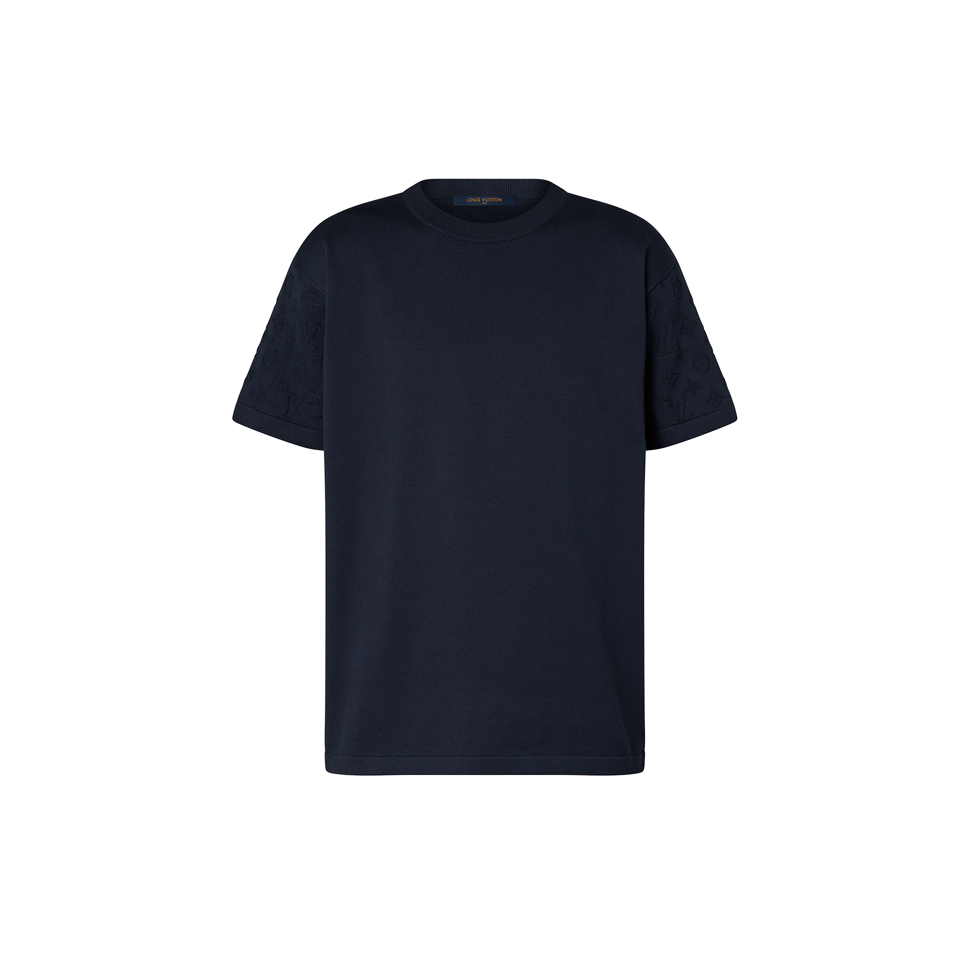  Ready-to-Wear All Ready-to-Wear Short-Sleeved Cotton Crewneck | Louis Vuitton ® (Product zoom)