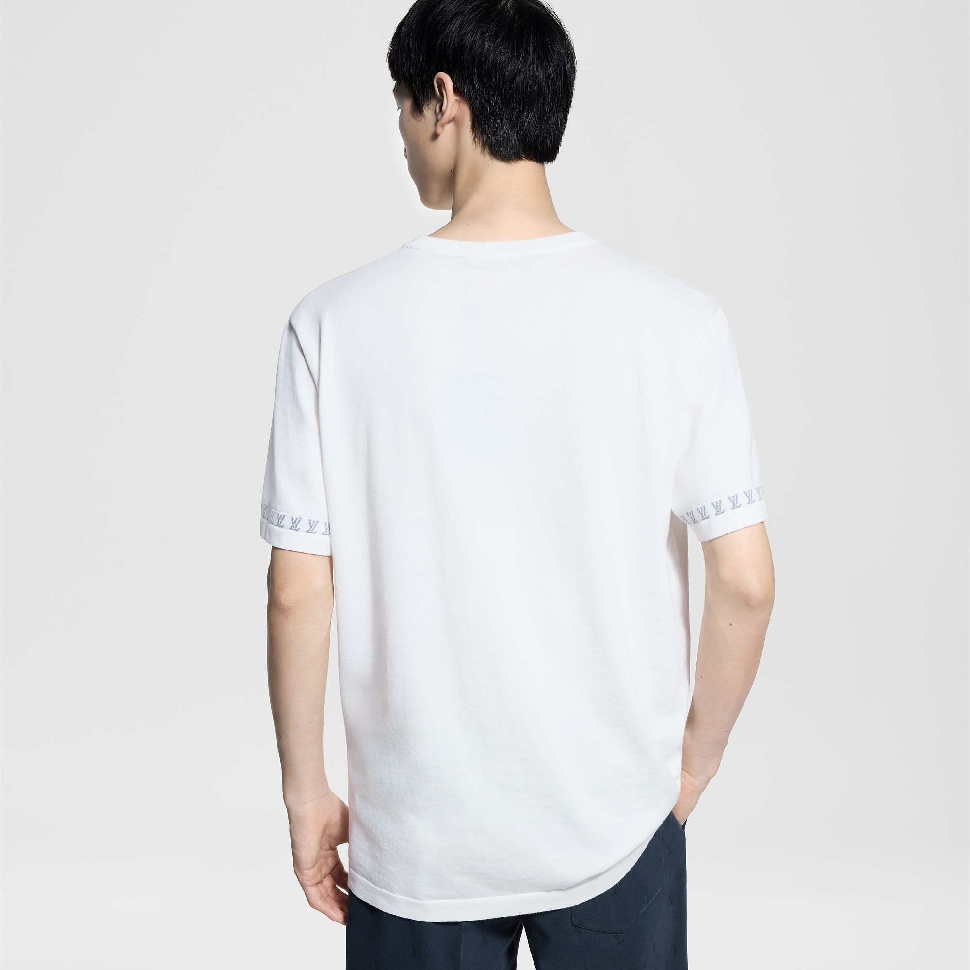 Short-Sleeved Cotton Crewneck