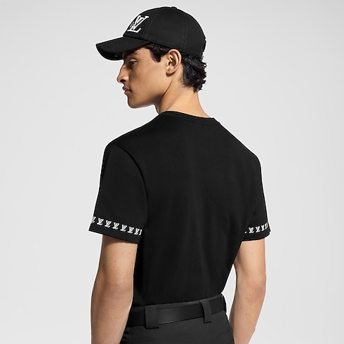 Ready-to-Wear Knitwear and Sweatshirts Short-Sleeved Cotton Crewneck | Louis Vuitton ® (Product zoom)