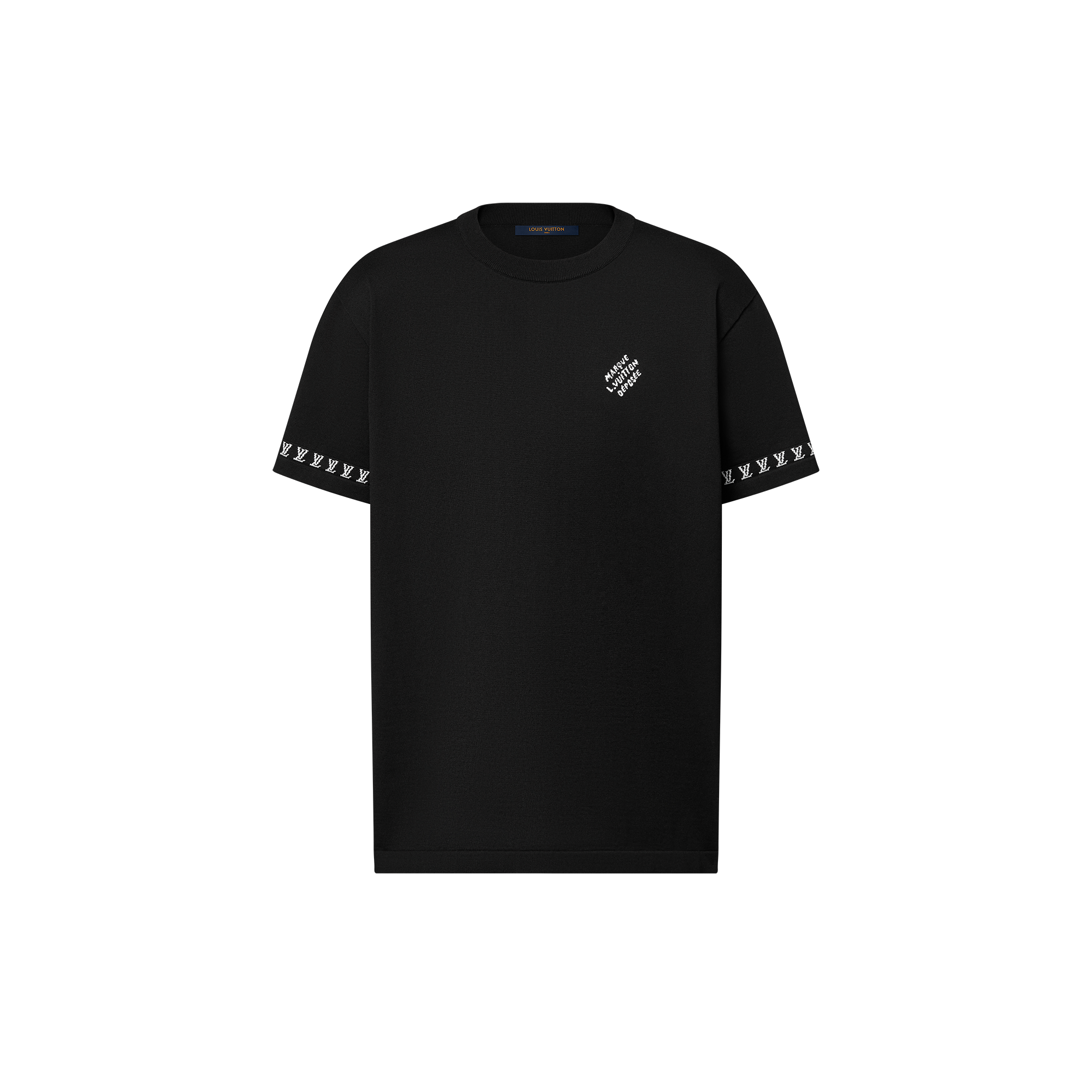  Ready-to-Wear Knitwear and Sweatshirts Short-Sleeved Cotton Crewneck | Louis Vuitton ® (Product zoom)