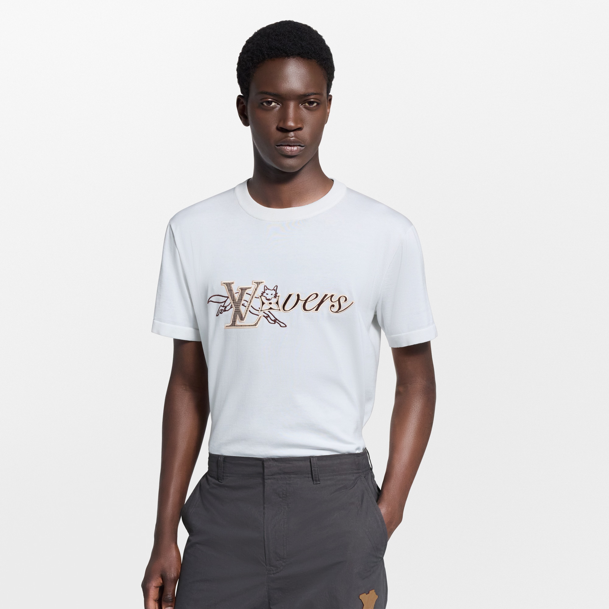  Ready-to-Wear All Ready-to-Wear Short-Sleeved Crewneck | Louis Vuitton ® (Product zoom)