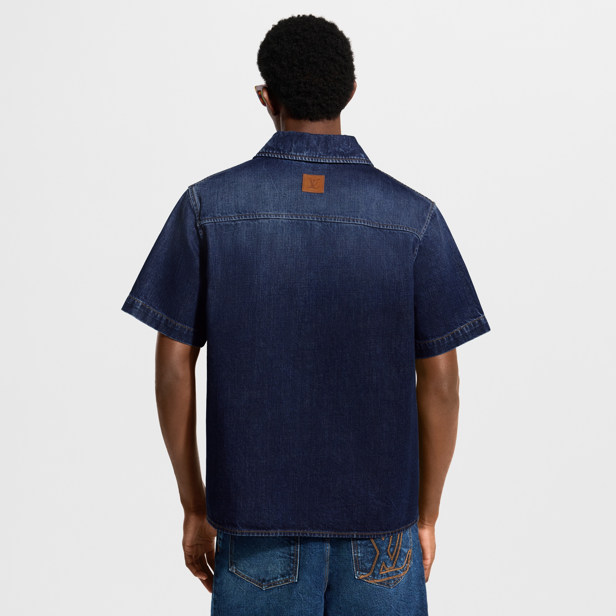 Short-Sleeved Denim Shirt - Men - Ready-to-Wear | LOUIS VUITTON ®