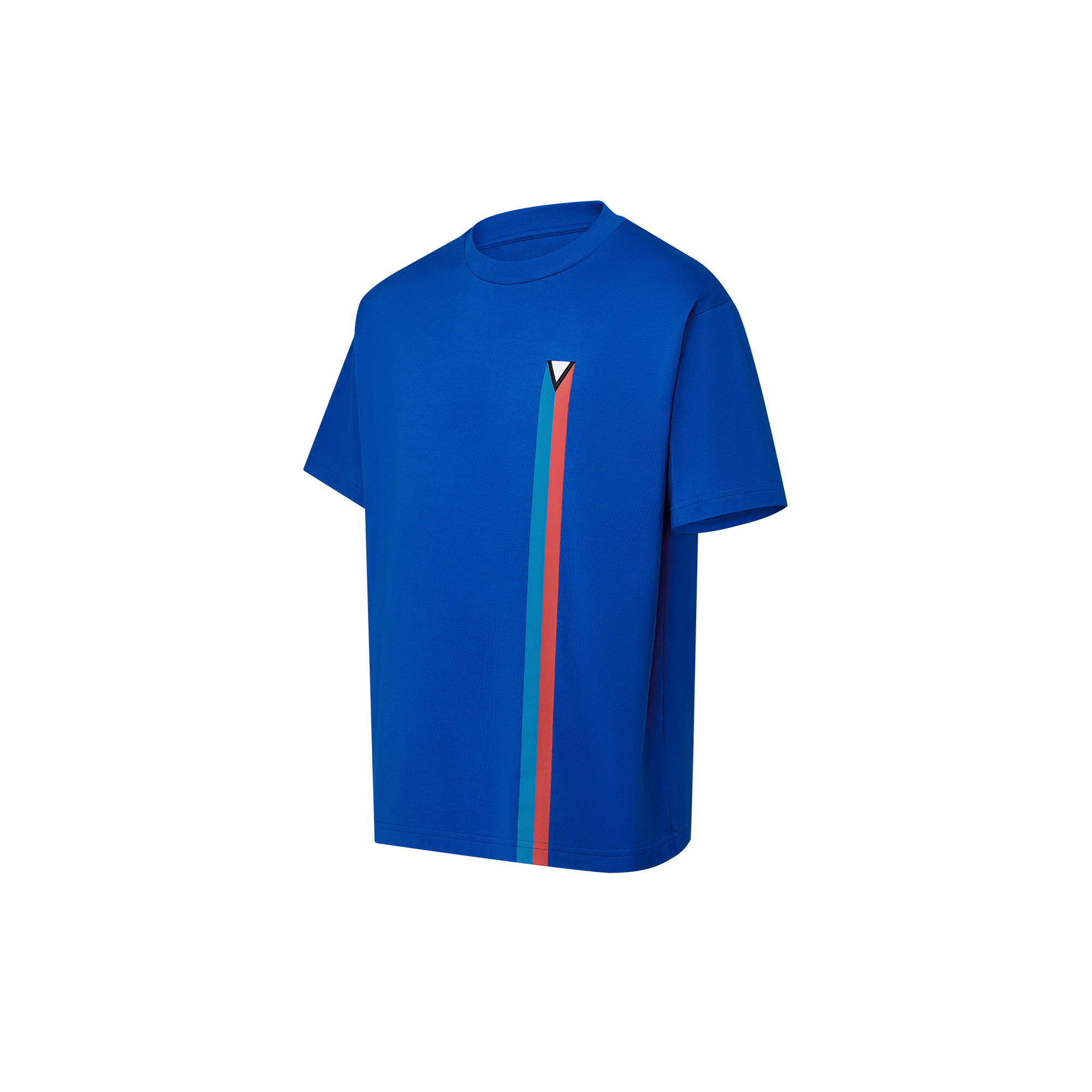  Ready-to-Wear T-Shirts and Polos Short-Sleeved Embroidered Cotton T-Shirt | Louis Vuitton ® (Product zoom)