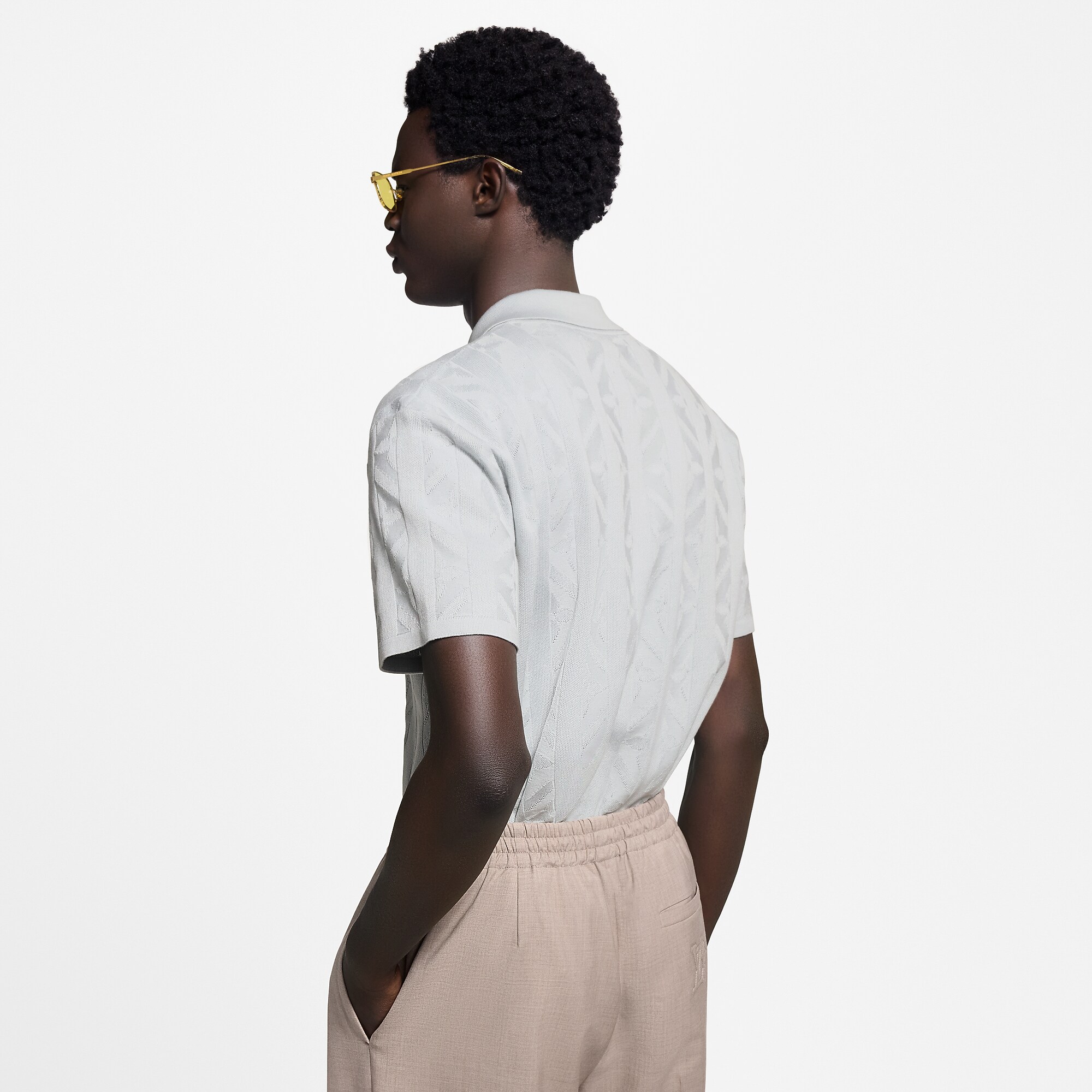 Short-Sleeved Knit Shirt