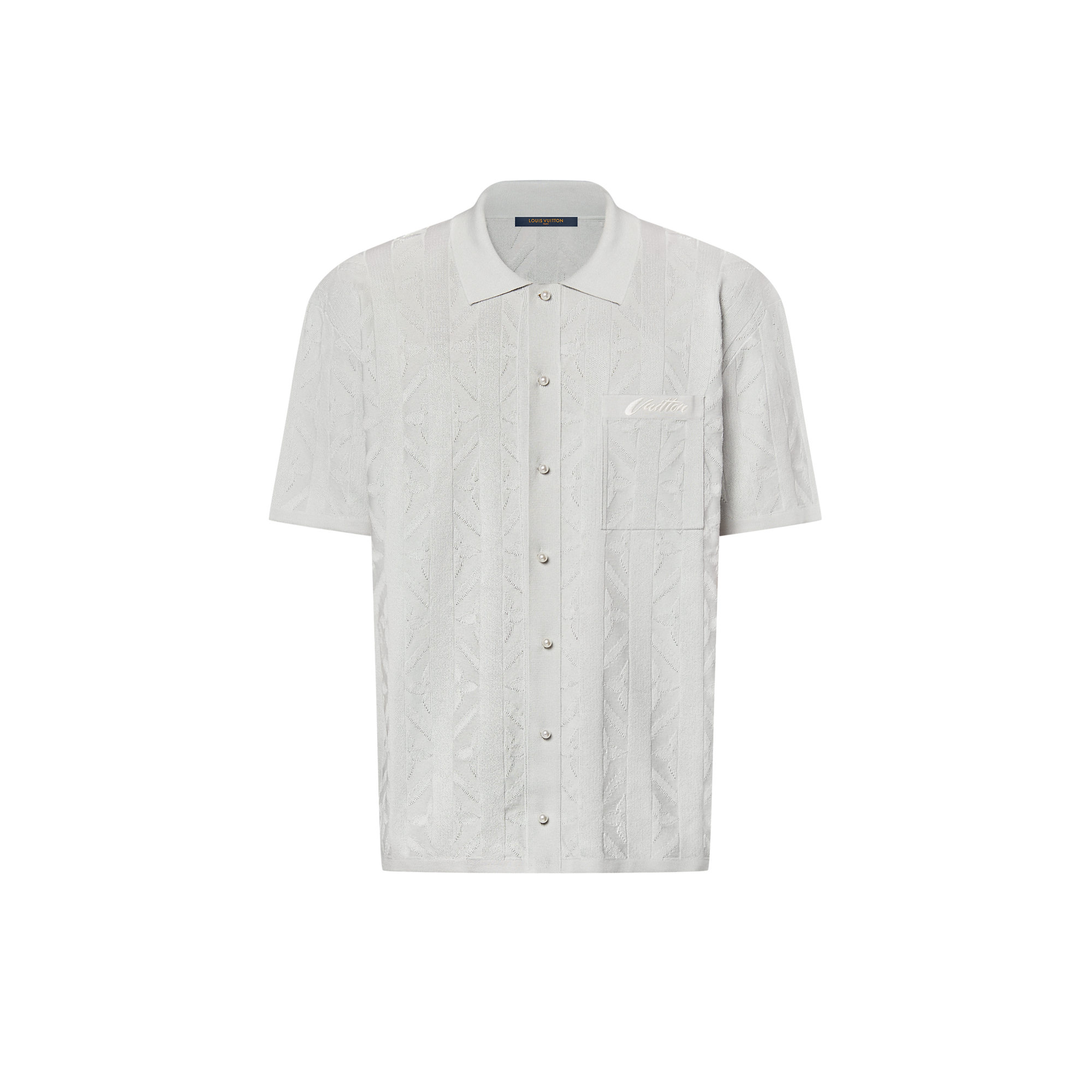 Short-Sleeved Knit Shirt