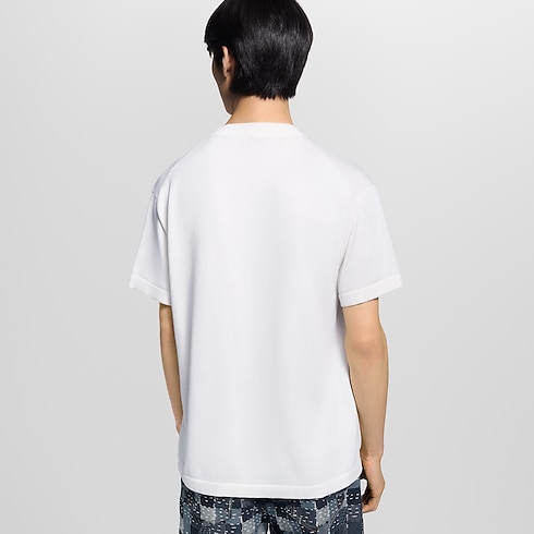 Ready-to-Wear All Ready-to-Wear Short-Sleeved Knitted Crewneck | Louis Vuitton ® (Product zoom)