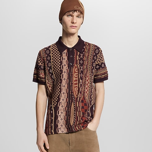Ready-to-Wear T-Shirts and Polos Short-Sleeved Polo Shirt | Louis Vuitton ® (Product zoom)