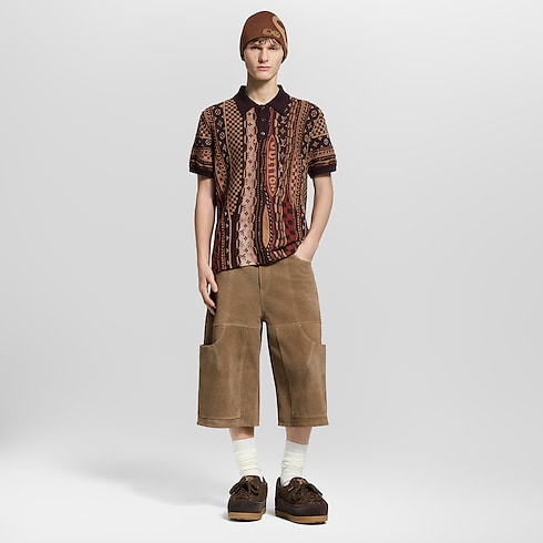 Ready-to-Wear T-Shirts and Polos Short-Sleeved Polo Shirt | Louis Vuitton ® (Product zoom)