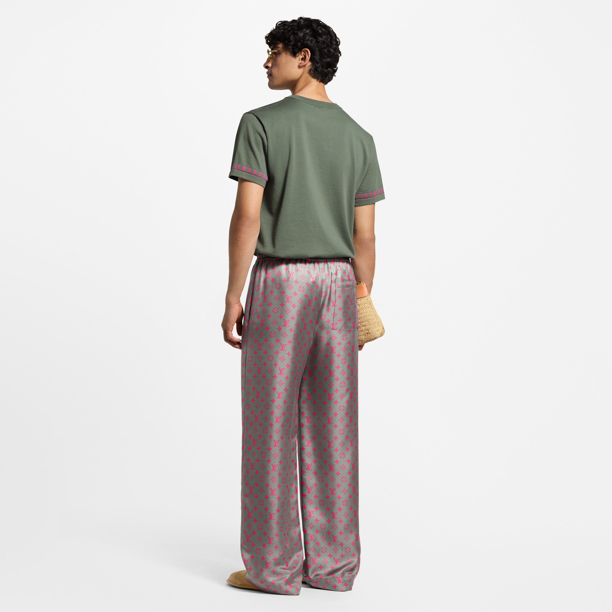  Ready-to-Wear All Ready-to-Wear Short-Sleeved Signature Crewneck | Louis Vuitton ® (Product zoom)