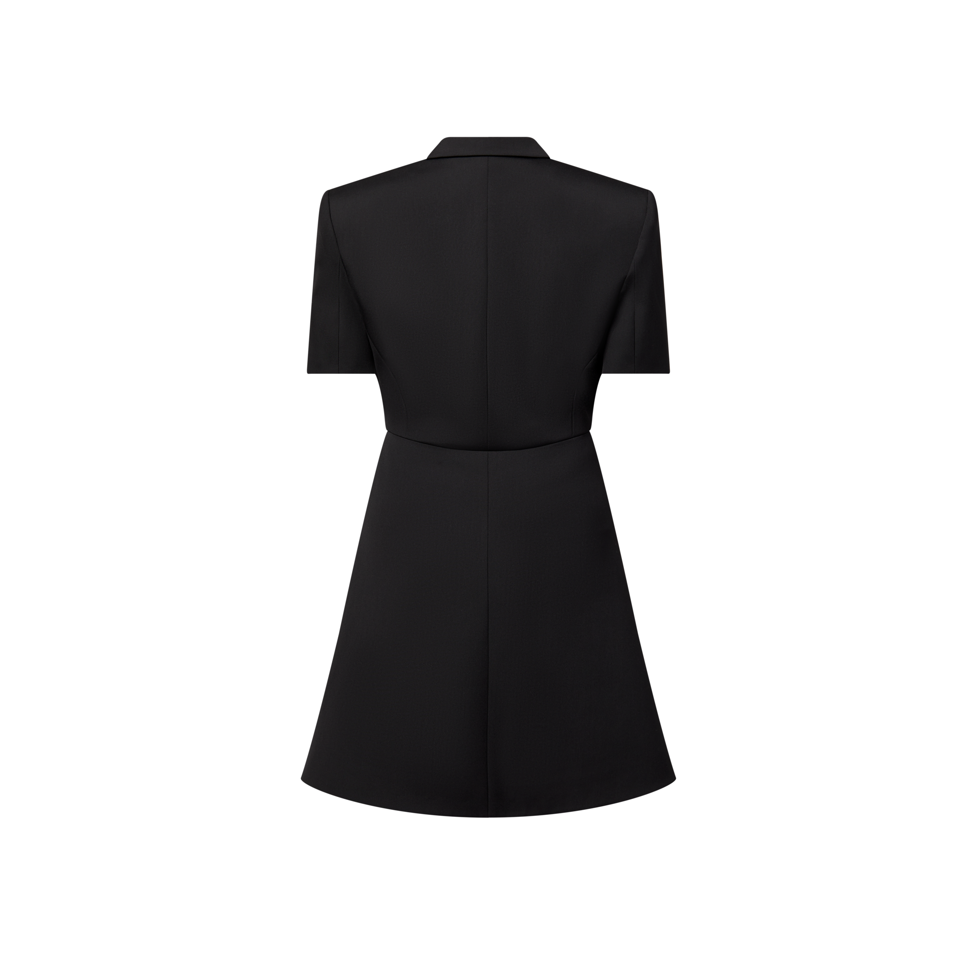  Ready-to-Wear Dresses Short-Sleeved Tailored Wrap Dress | Louis Vuitton ® (Product zoom)