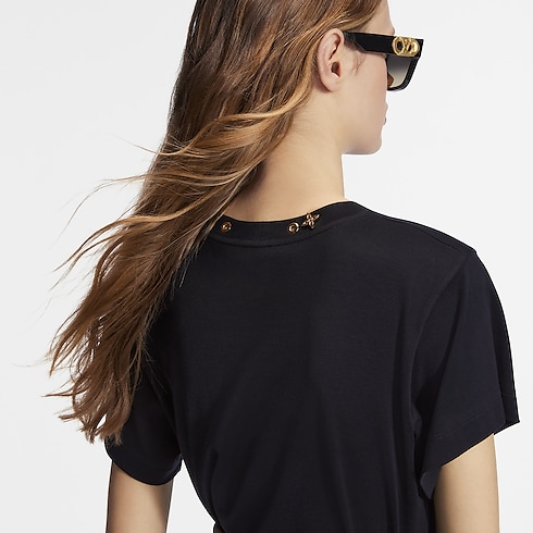 Ready-to-Wear Tops Side Strap T-Shirt | Louis Vuitton ® (Product zoom)