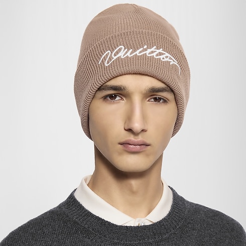 S00 Accessories Hats, Beanies and Gloves Signature Beanie | Louis Vuitton ® (Product zoom)