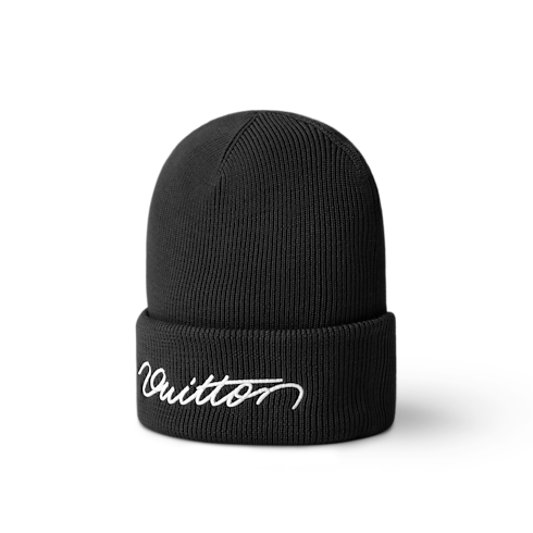 S00 Accessories Hats, Beanies and Gloves Signature Beanie | Louis Vuitton ® (Product zoom)