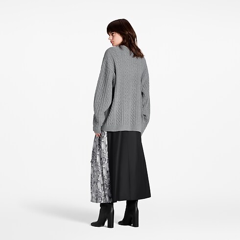 Discontinued Product Obs 10 Signature Cable Knit Pullover | Louis Vuitton ® (Product zoom)