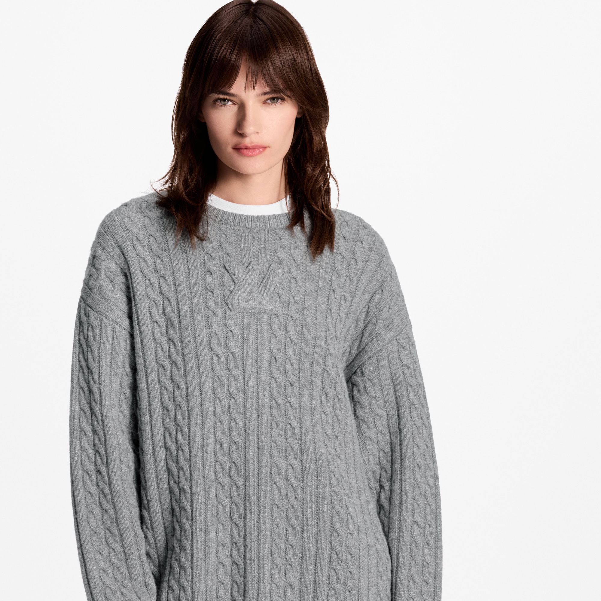  Ready-to-Wear Knitwear Signature Cable Knit Pullover | Louis Vuitton ® (Product zoom)