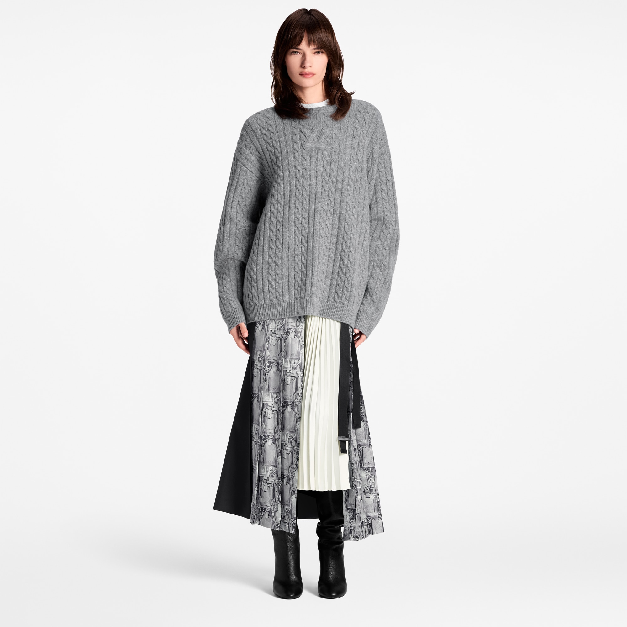  Ready-to-Wear Knitwear Signature Cable Knit Pullover | Louis Vuitton ® (Product zoom)
