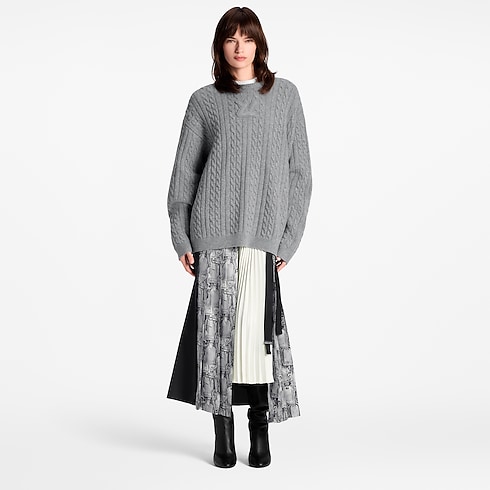 Discontinued Product Obs 10 Signature Cable Knit Pullover | Louis Vuitton ® (Product zoom)