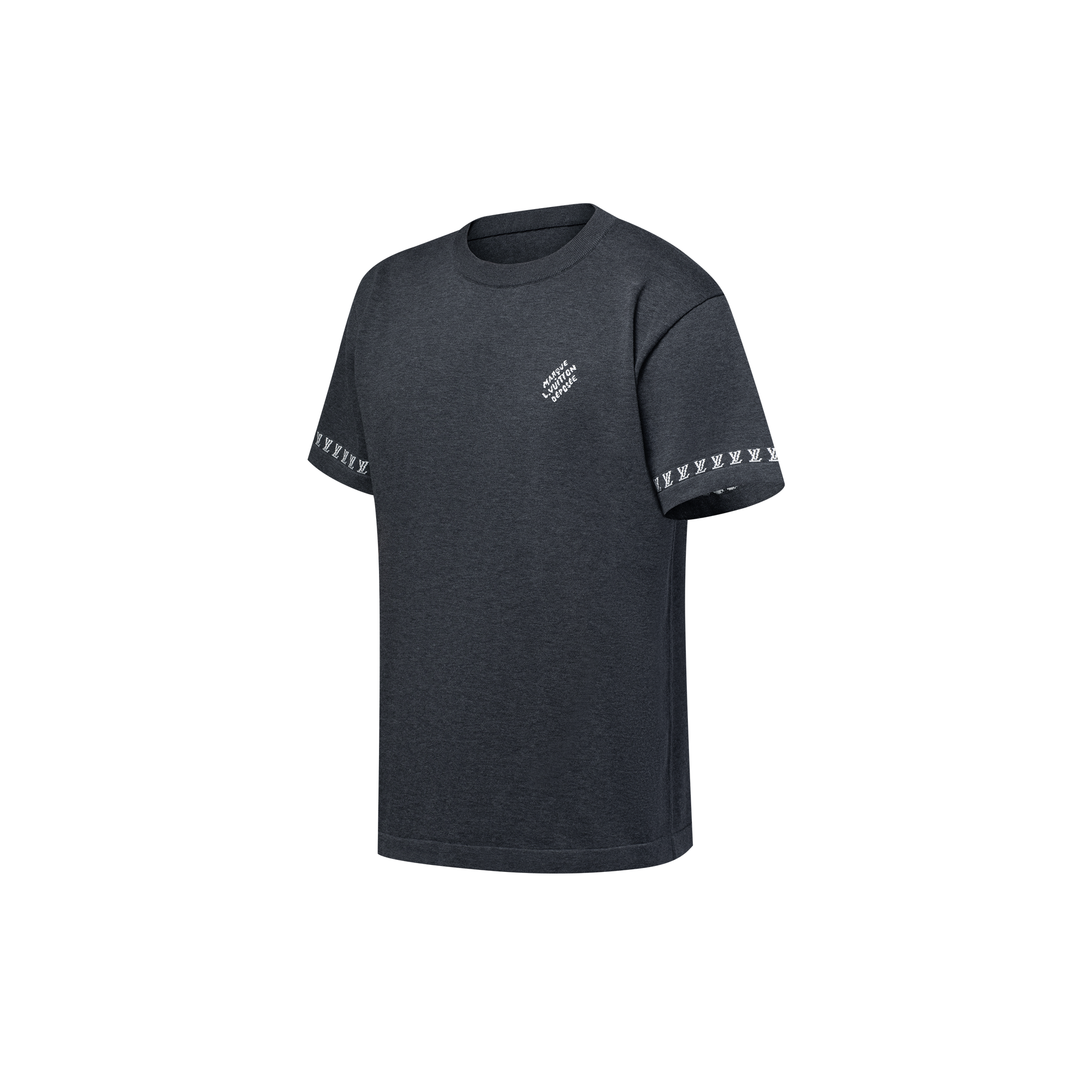  Ready-to-Wear All Ready-to-Wear Signature Cotton Crewneck | Louis Vuitton ® (Product zoom)