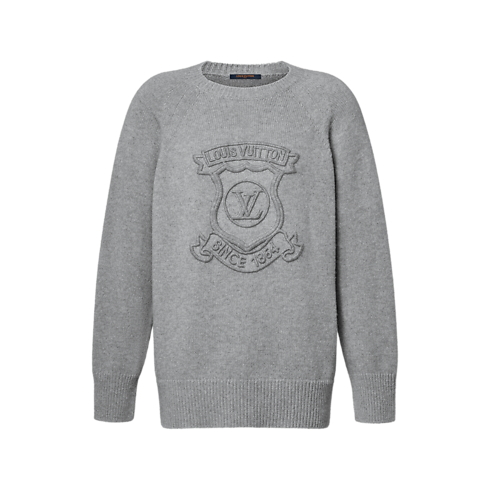 Ready-to-Wear Knitwear Signature Crest Pullover | Louis Vuitton ® (Product zoom)