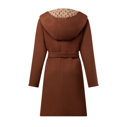 Ready-to-Wear Coats and Jackets Signature Hooded Wrap Coat | Louis Vuitton ® (Product zoom)