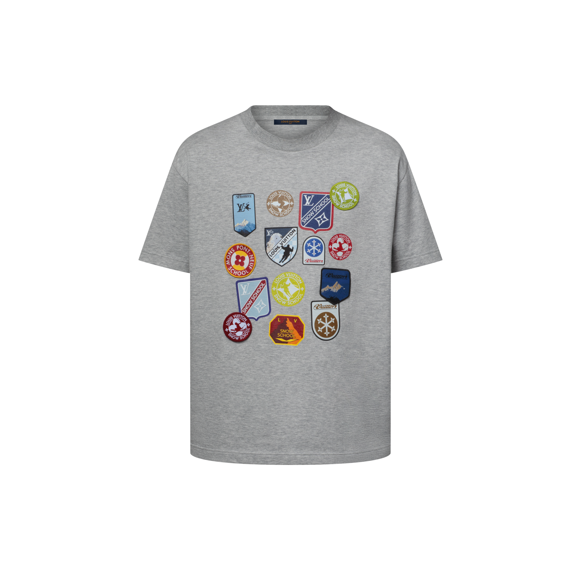  Ready-to-Wear T-Shirts and Polos Signature Patches T-Shirt | Louis Vuitton ® (Product zoom)