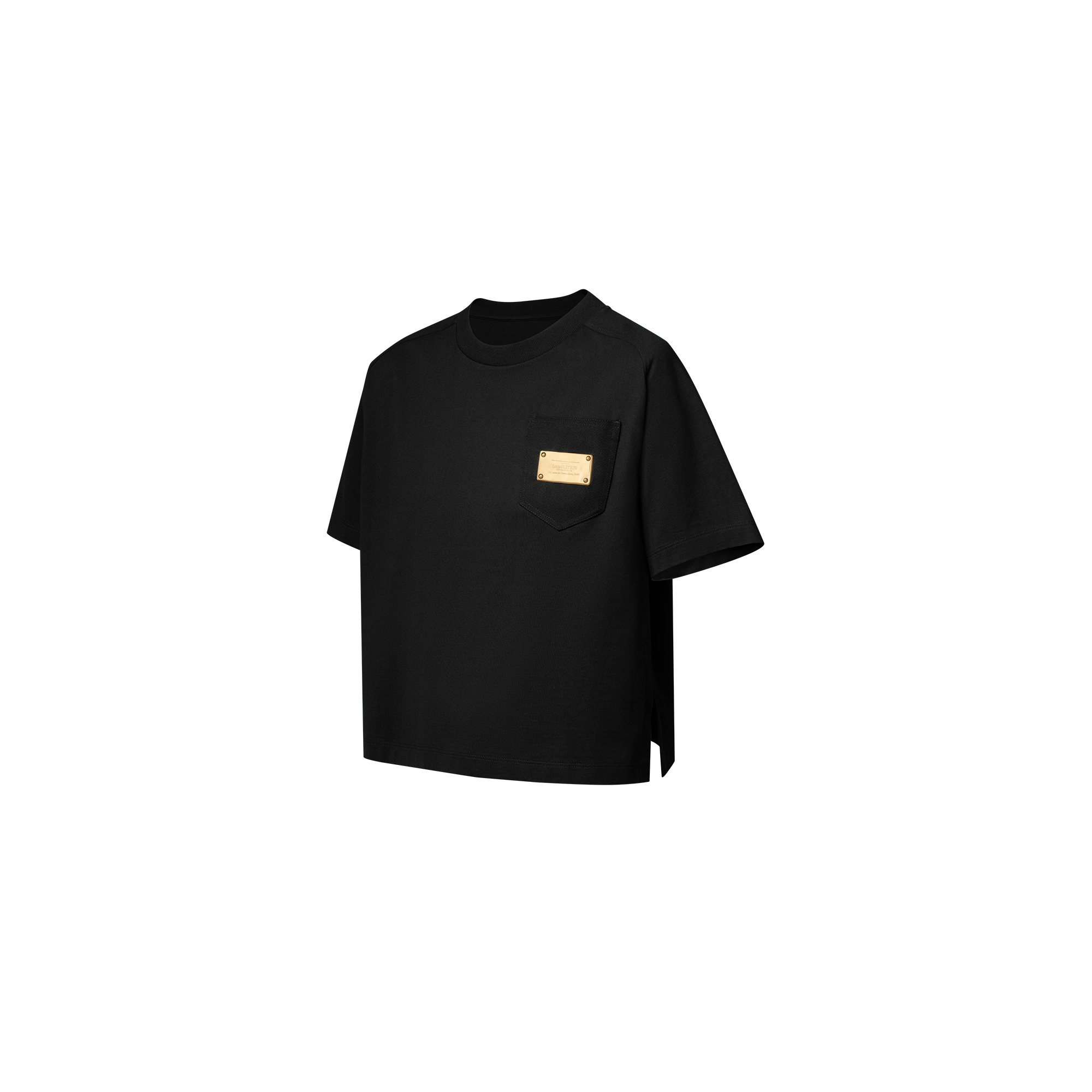  Ready-to-Wear Tops Signature Plaque T-Shirt | Louis Vuitton ® (Product zoom)