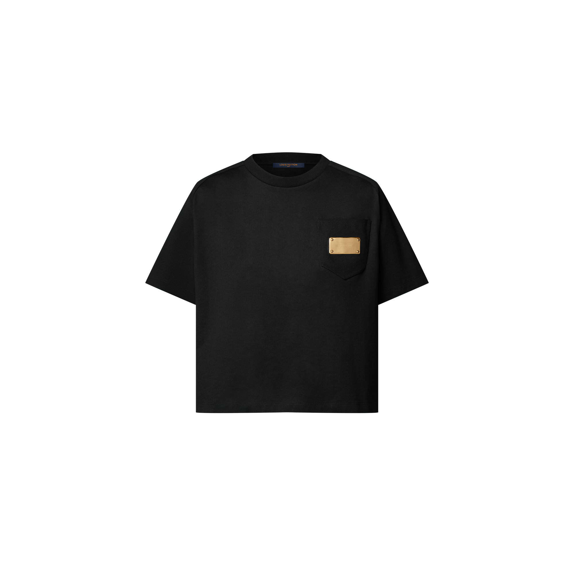  Ready-to-Wear Tops Signature Plaque T-Shirt | Louis Vuitton ® (Product zoom)