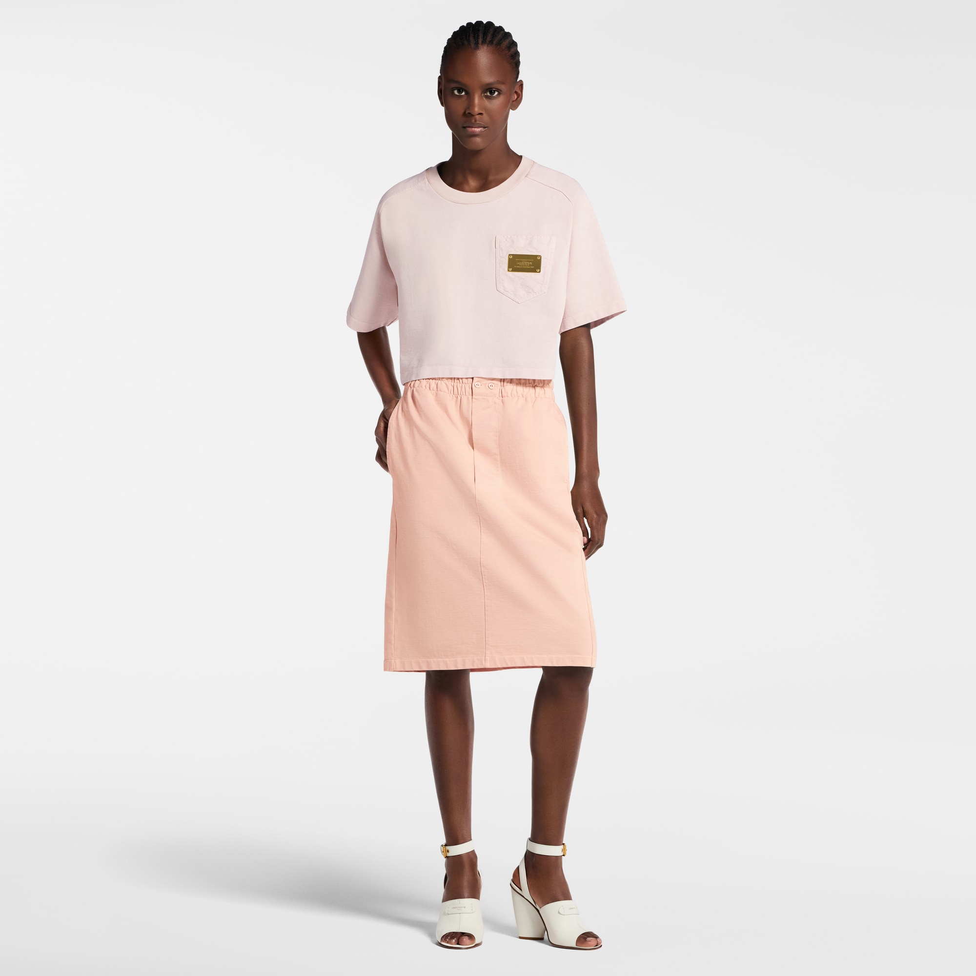  Ready-to-Wear Tops Signature Pocket Crop Top | Louis Vuitton ® (Product zoom)