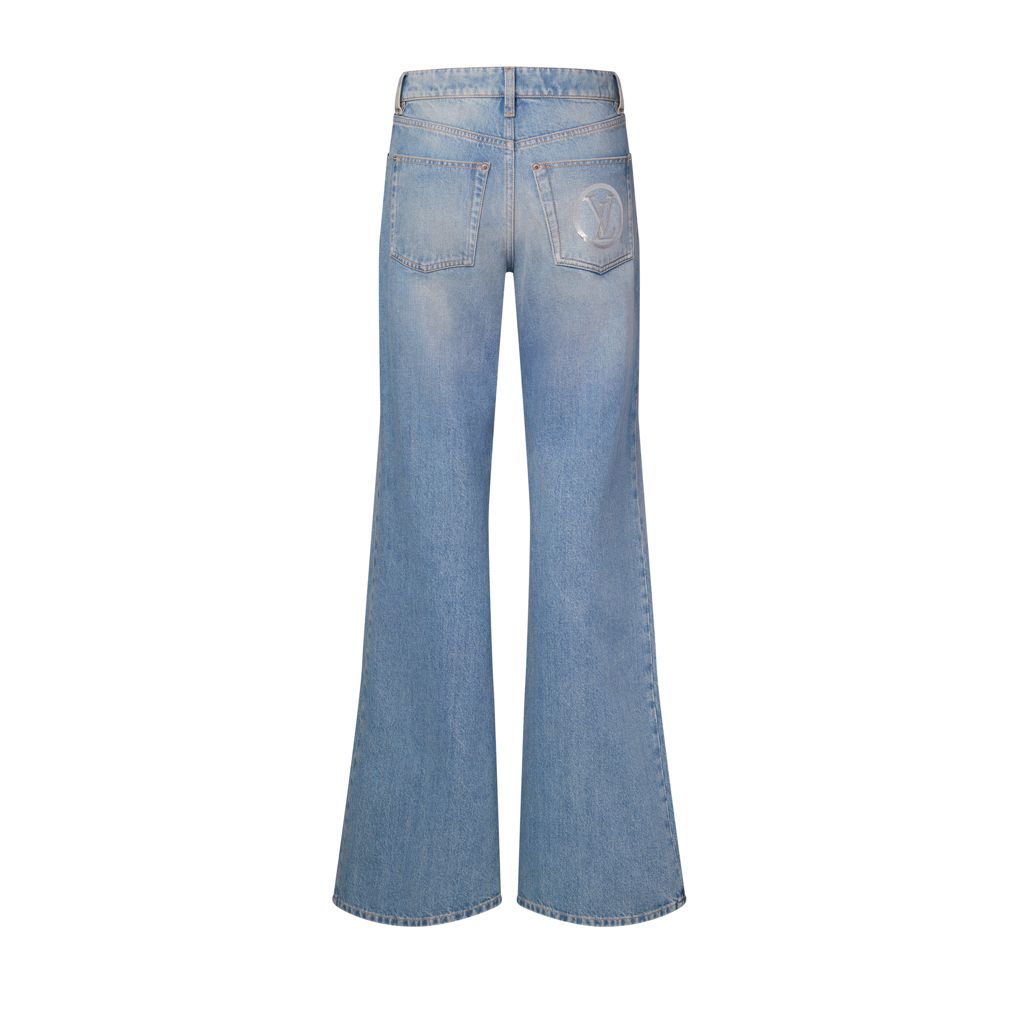 Signature Sequin Accent Flared Jeans - Women - Ready-to-Wear 
