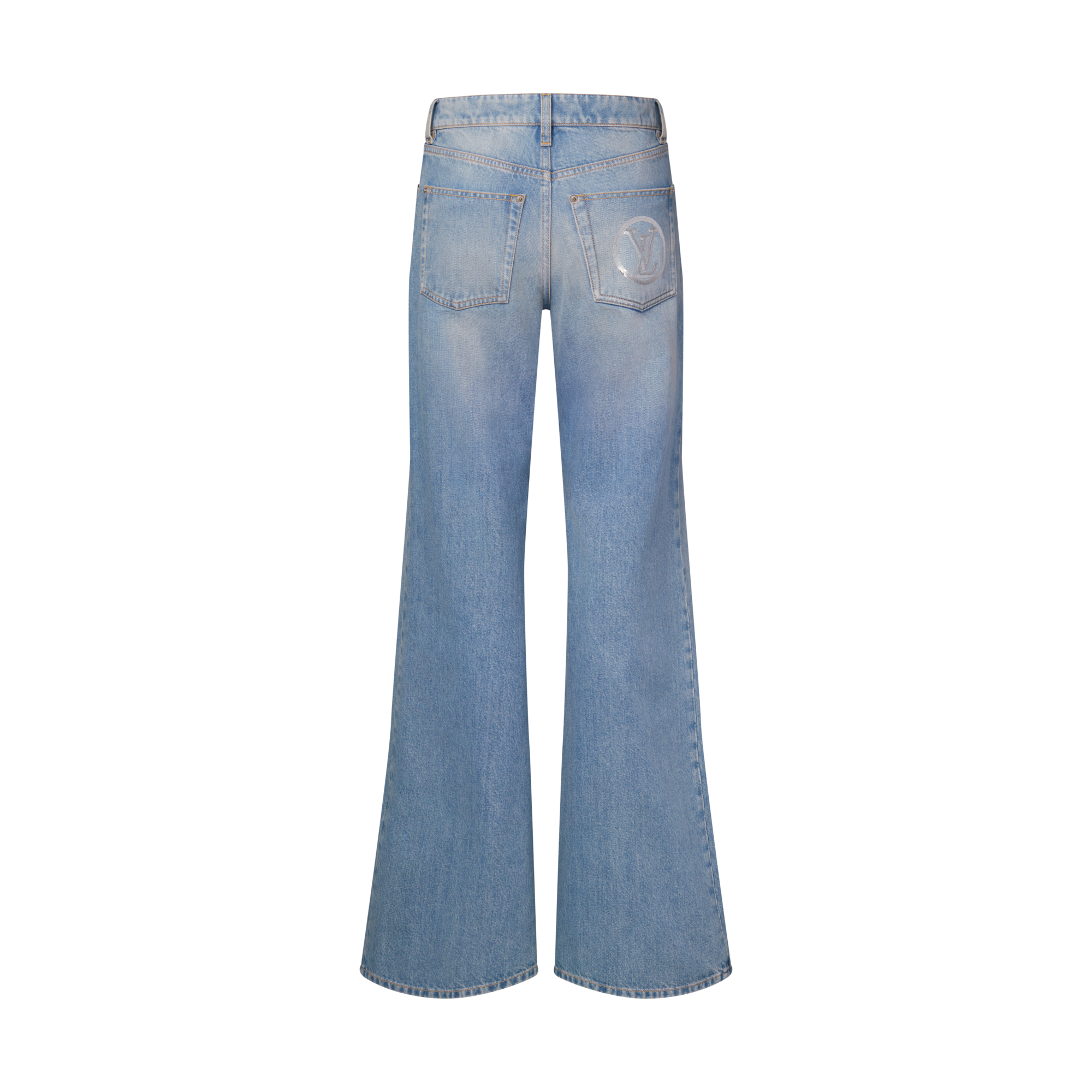  Ready-to-Wear Pants Signature Sequin Slim-Fit Jeans  | Louis Vuitton ® (Product zoom)