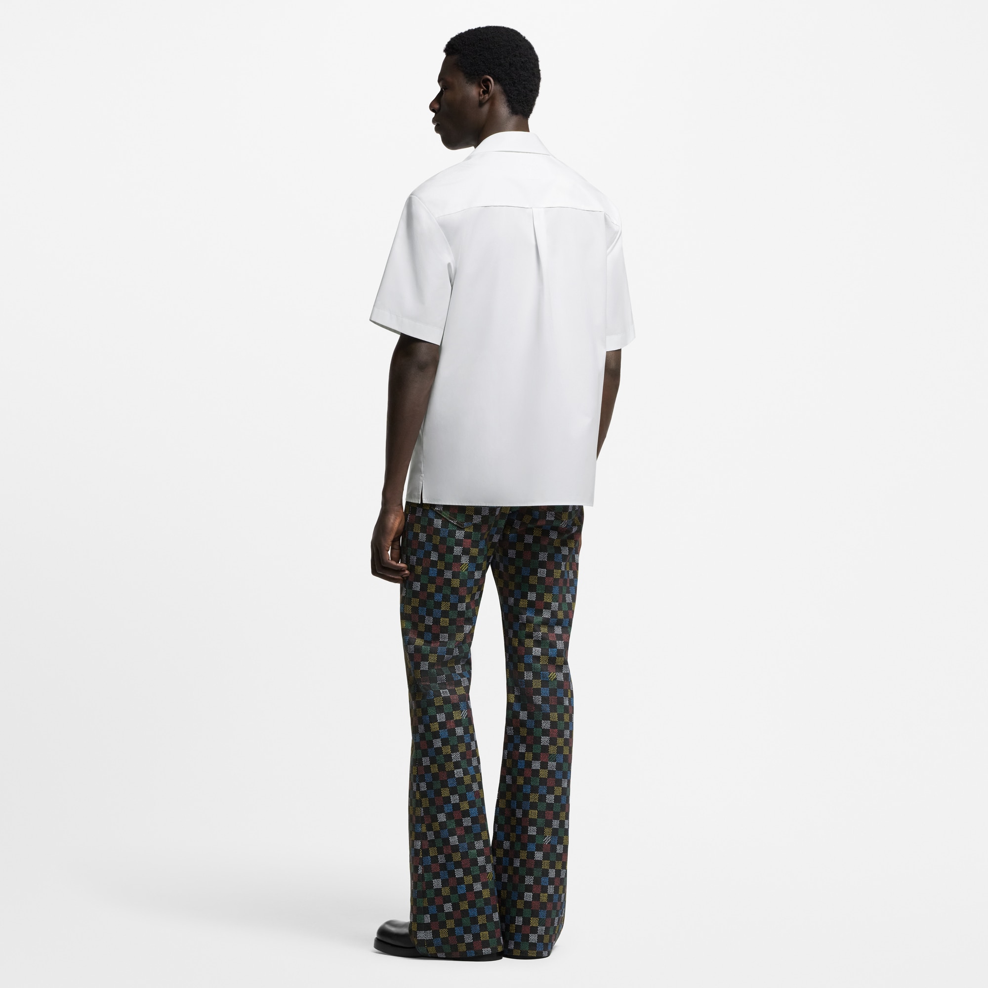  Ready-to-Wear Shirts Signature Short-Sleeved Cotton Shirt | Louis Vuitton ® (Product zoom)